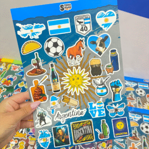 planchita stickers (20x29cm) <p> vinilo blanco